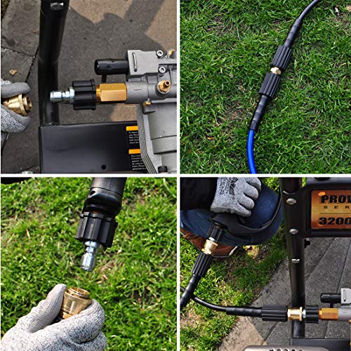 YAMATIC 25 ft Kink Resistant Pressure Washer Hose