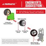 YAMATIC 25FT Kink Resistant Pressure Washer Hose