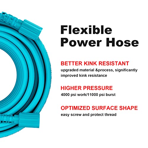 POHIR 15.2m Flexible Pressure Washer Hose