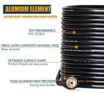 15M Pressure Washer Hose, M22 Connector, 240Bar