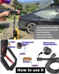 Power Washer Gun with Extension Wand and Nozzles