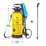 Portable 8L Pressure Sprayer with Brush and Lance