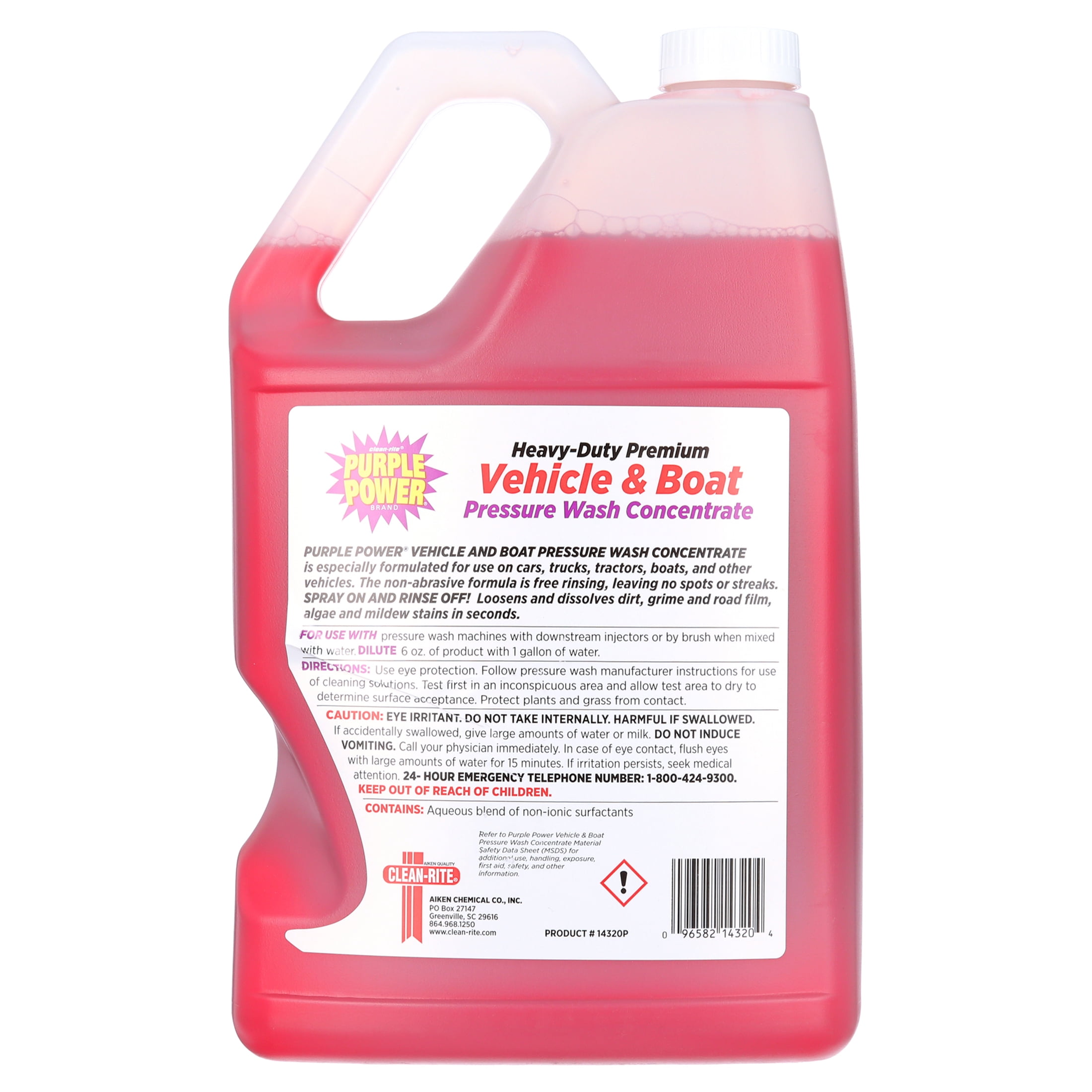 Purple Power Heavy-Duty Pressure Washer Fluid, 1 Gallon