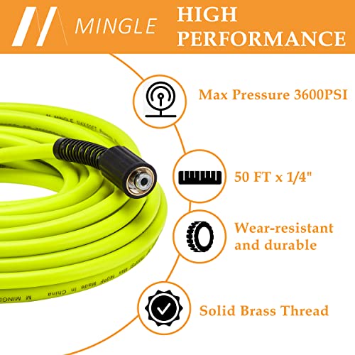 M MINGLE 1.5m Pressure Washer Hose with Connectors