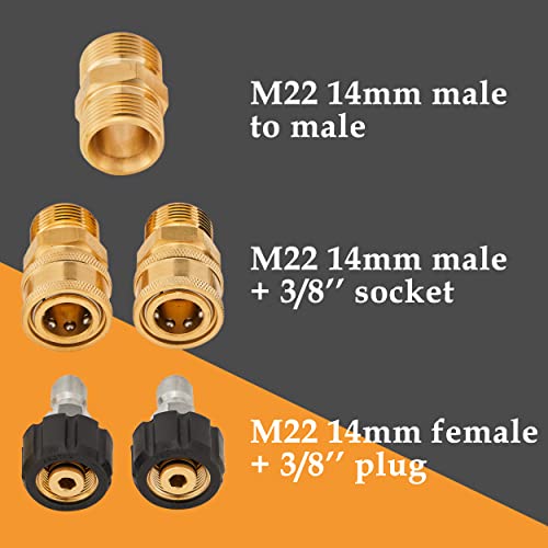 M MINGLE 1.5m Pressure Washer Hose with Connectors