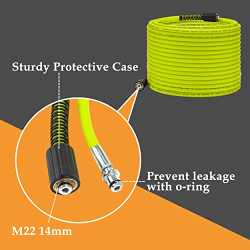 M MINGLE 1.5m Pressure Washer Hose with Connectors
