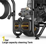 Powerful 3600PSI Gas Pressure Washer with 50-ft Hose