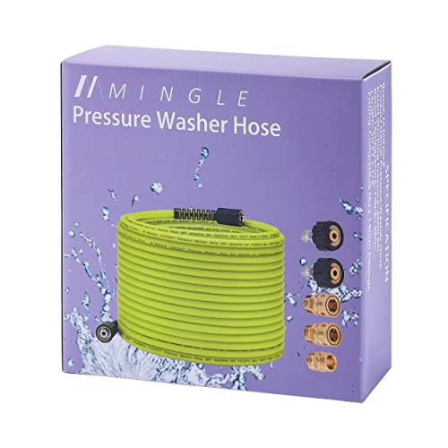 M MINGLE 1.5m Pressure Washer Hose with Connectors