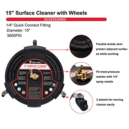 Tool Daily Surface Cleaner with Two 17-Inch Wands