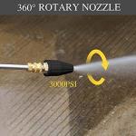 Rotating Turbo Pressure Washer Nozzle, 3000 PSI