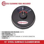 Simpson Cleaning 80165 Universal Scrubber for Pressure Washers