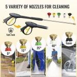 SurmountWay 3600 PSI Gas Pressure Washer for Cars