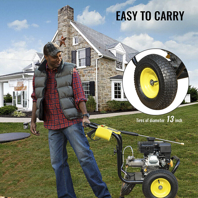 SurmountWay 3600 PSI Gas Pressure Washer for Cars