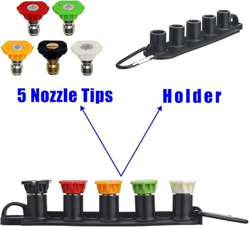 M MINGLE 5000 PSI Pressure Washer Gun with Nozzles