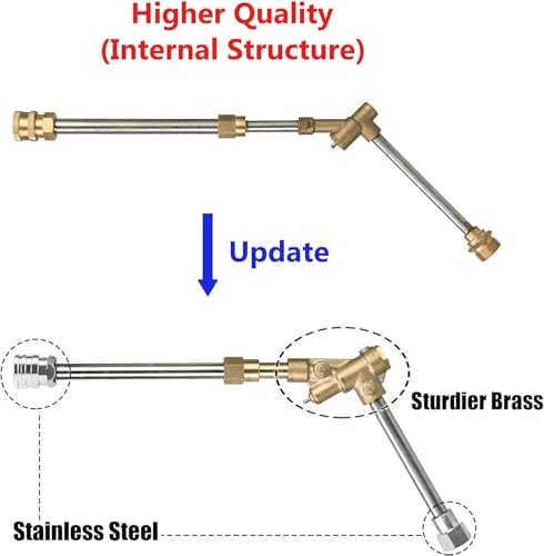 M MINGLE 5000 PSI Pressure Washer Gun with Nozzles