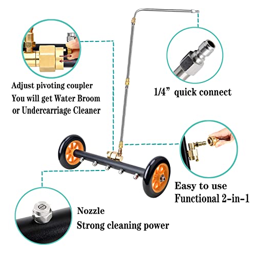 18-Inch Dual Function Water Broom for Pressure Washer
