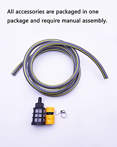Topways 3m Pressure Washer Hose and Filter Kit