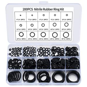 200-Piece O-Ring Seal Kit for Faucets