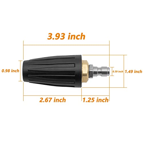 3600 PSI Rotating Turbo Nozzle for Pressure Washers