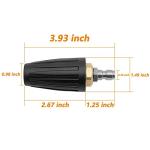 3600 PSI Rotating Turbo Nozzle for Pressure Washers