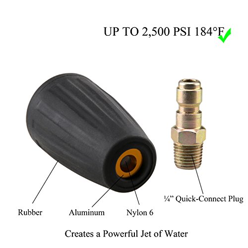 Tool Daily Quick Connect Turbo Nozzle for Pressure Washers