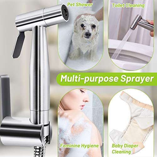 DJROLL Handheld Toilet Bidet Sprayer with Hose