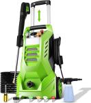 1800W Electric Pressure Washer with 4 Nozzles