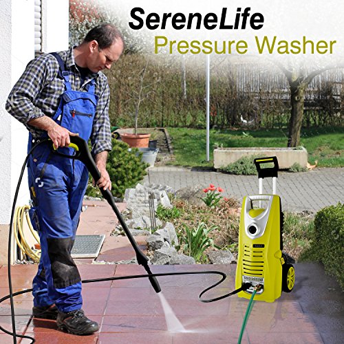 Serenelife Heavy Duty 1800PSI Electric Pressure Washer