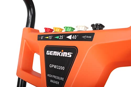 Genkins GPW3200 Gas Pressure Washer with Nozzles