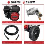 Simpson Clean Machine 3400 PSI Gas Pressure Washer