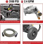 SIMPSON MegaShot 3100 PSI Gas Pressure Washer