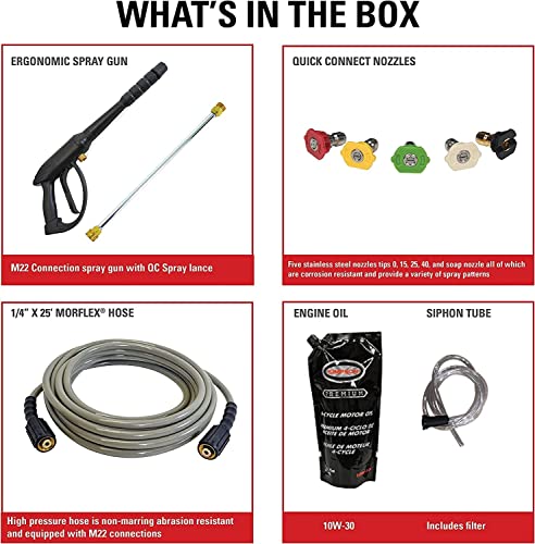 SIMPSON MegaShot 3100 PSI Gas Pressure Washer