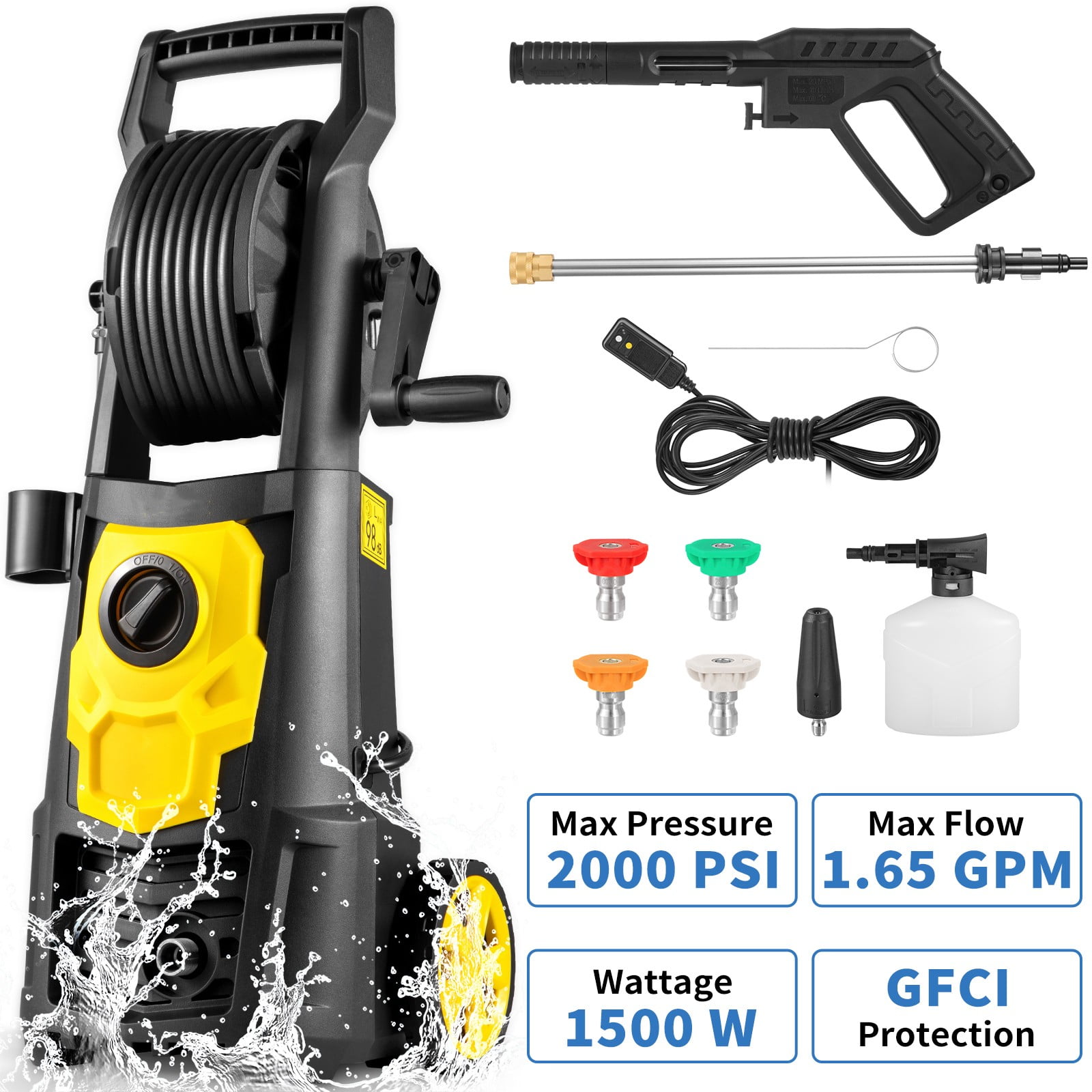 BENTISM High-Pressure Electric Washer [2000 PSI]