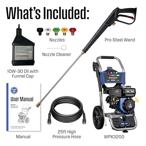 Westinghouse 3200 PSI Gas Pressure Washer with Soap Tank