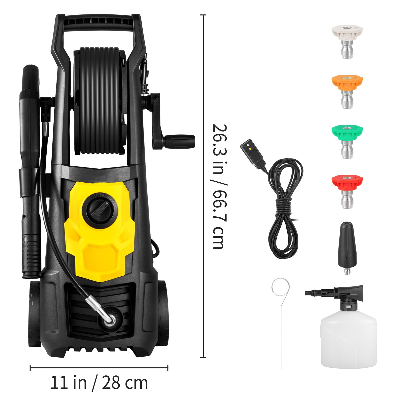 BENTISM 2000 PSI Electric Pressure Washer