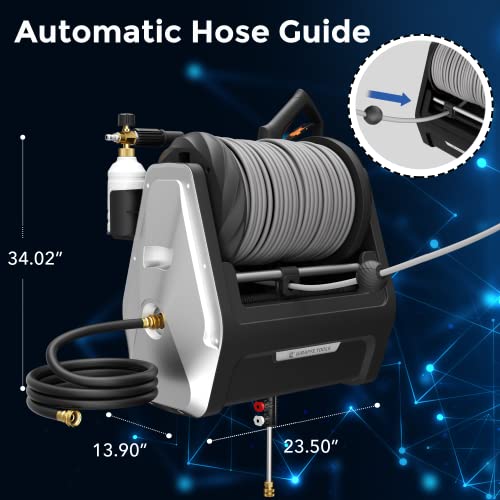 Giraffe Tools Grandfalls Wall-Mounted Electric Pressure Washer