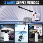 Cordless 21V Portable Power Washer with Hose