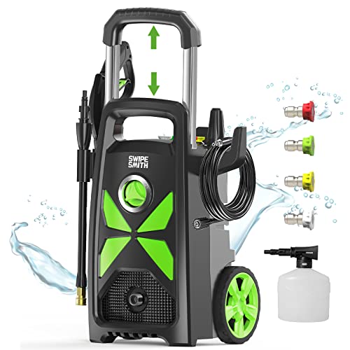 SWIPESMITH 2800 PSI Electric Pressure Washer with Attachments