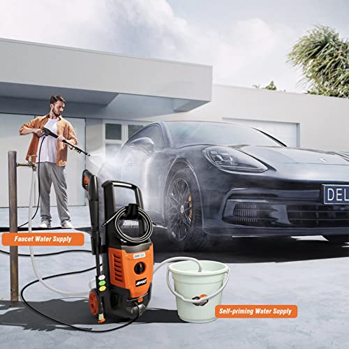 AIVOLT 3000PSI Electric Pressure Washer with 5 Tips