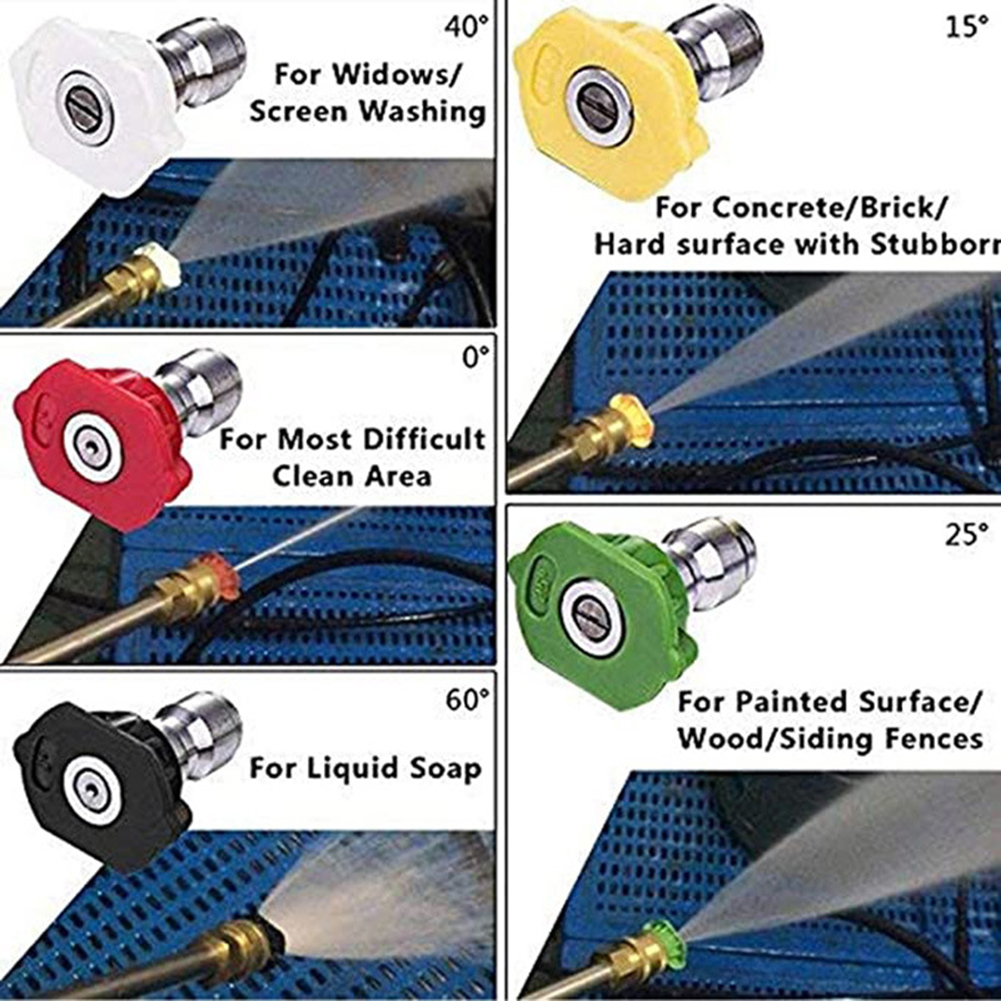 1800psi Electric Pressure Washer Nozzle Set