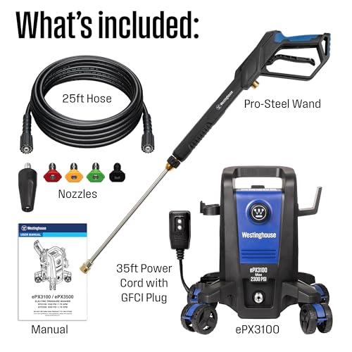 Westinghouse ePX3050 Electric Pressure Washer - 2050 PSI