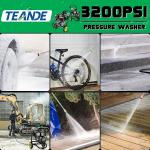 TEANDE Gas Pressure Washer 209cc 2.6 GPM