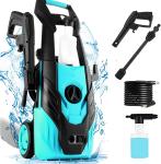 1600W Electric Pressure Washer with Adjustable Nozzle
