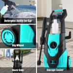 1600W Electric Pressure Washer with Adjustable Nozzle