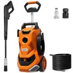 2000W High Pressure Washer with Adjustable Nozzle