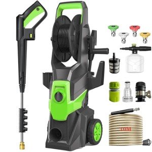 3000W Electric Pressure Washer with Adjustable Nozzle