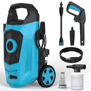1600W Portable High Pressure Washer with Accessories
