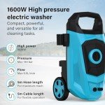 1600W Portable High Pressure Washer with Accessories