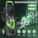 3000W Electric Pressure Washer with Adjustable Nozzle