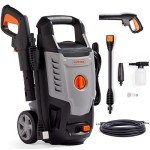 VonHaus 1600W Portable Pressure Washer with Accessories